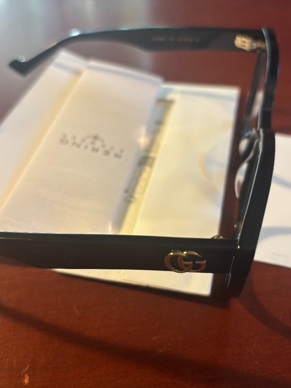 Gucci GG0958O 004 Square Black Acetate Eyeglasses / Frames (52-18-145)